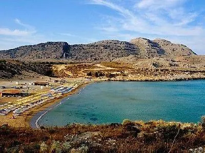 Next To Haraki Beach , Taverns Bars & 10 To Lindos Villa