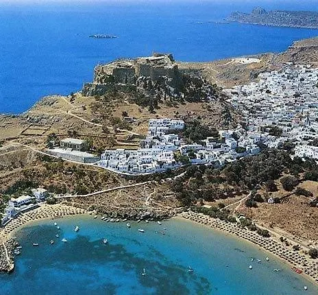 Next To , Taverns Bars & 10 To Lindos Villa Haraki