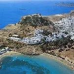 Next To , Taverns Bars & 10 To Lindos Villa Haraki